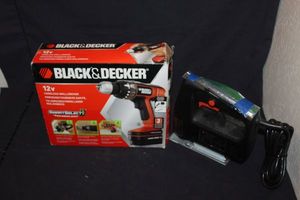 lot 128 image: Black & Decker Cordless Drill and Corded Jigsaw