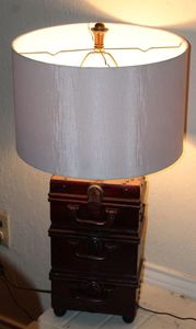 lot 146 image: Suitcase Lamp