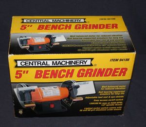 lot 156 image: Five Inch Bench Grinder Unopened in Box