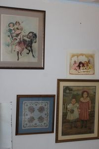 lot 209 image: Wall art Prints and Vaniqua Handkerchief