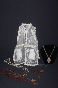 lot 218 image: Regious Item Including 1st Communion Outfit
