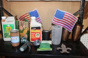 lot 279 image: Lawn Accessories as Shown