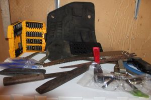 lot 290 image: Variety of Tools, Bits, and Blades