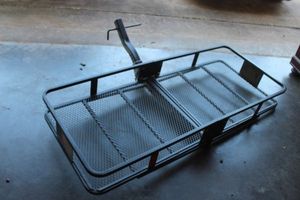 lot 306 image: Foldable Hitch Mounted Cargo Carrier