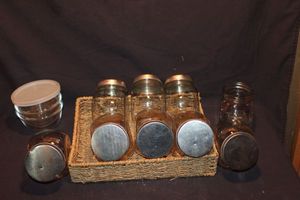 lot 311 image: Basket of Jars