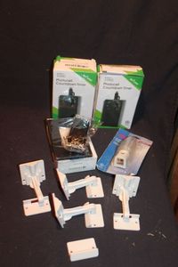 lot 320 image: Cabinet Hooks, Battery packs and more