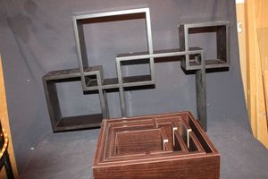 lot 361 image: Two Wall Deco Shelf Units
