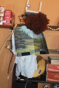 lot 373 image: Bob Ross Halloween Costume