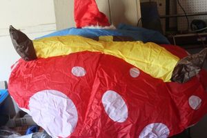 lot 374 image: Gnome on a Mushroom Blow up Costume