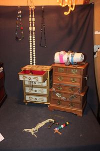 lot 396 image: Two Jewelry Boxes and Contents as Shown