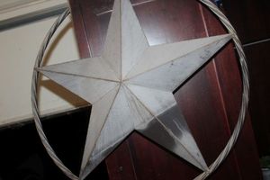 lot 406 image: Lg Metal Texas Star
