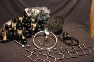 lot 416 image: Indoor Door Knobs, Shower Head, and More