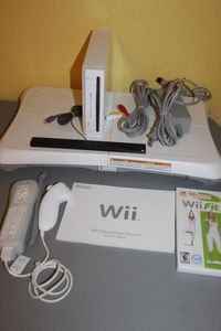 lot 451 image: Wii Game Systems with Balance Board and Game
