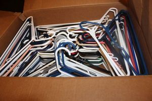 lot 507 image: Large Box full of Plastic Hangers