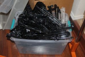 lot 514 image: Tote full of Clip hangers