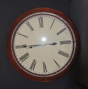 lot 491 image: Very Large Clock Needs Refinishing
