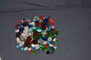 lot 495 image: Glass Marbles and Rocks