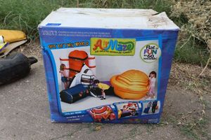 lot 214 image: Air Maze childrens inflatable Out of this World (unopened still in box)