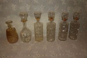 lot 36 image: Glass decanters - 6 total