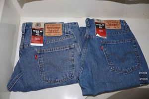 lot 135 image: NEW Levis 505 jeans 31x32 regular fit - 2 pair, times the money