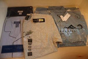 lot 138 image: NEW shirts and PJs size L