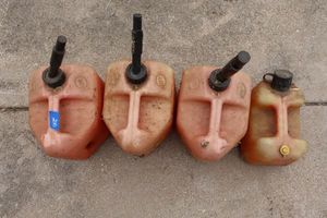 lot 210 image: Plastic gas cans