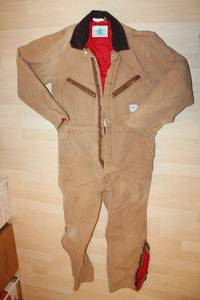lot 185 image: Mens rugged outdoor wear coveralls
