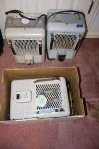 lot 116 image: Space heaters - 3 total, one says it needs new switch