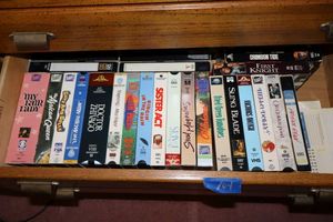 lot 104 image: VHS movies