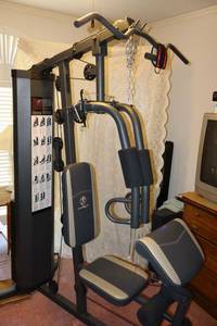 lot 50 image: Weight machine by Marcy. HEAVY- BRING EQUIPMENT AND HELP