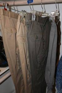 lot 164 image: NEW and used mens pants, size 32, see photos