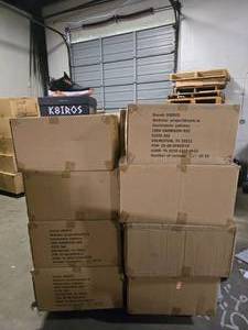 lot 9 image: Pallet of NEW K8IROS (Spencer Dinwiddle) Mark II BlackRose Gold Mens Shoes.  10 Pairs of Shoes Per Box.  QUANTITY 16 BOXES PER PALLET  BID IS TIMES THE QUANTITY SO YOU ARE BIDDING PER BOX