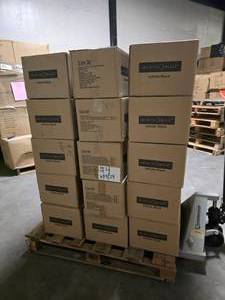 lot 13 image: MASSIVE Pallet of Infinite Black Elder Dice Sets for Dungeons & Dragons.  QUANTITY 37 CASES TOTAL  BID IS TIMES THE QUANTITY SO YOU ARE BIDDING PER CASE
