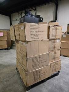 lot 29 image: Pallet of NEW K8IROS (Spencer Dinwiddle) Perception BlackGreyWhite Mens Shoes.  10 Pairs of Shoes Per Box.  QUANTITY 12 BOXES PER PALLET  BID IS TIMES THE QUANTITY SO YOU ARE BIDDING PER BOX