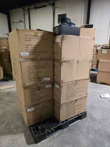 lot 32 image: Pallet of NEW K8IROS (Spencer Dinwiddle) Perception BlackGreyWhite Mens Shoes.  10 Pairs of Shoes Per Box.  QUANTITY 12 BOXES PER PALLET  BID IS TIMES THE QUANTITY SO YOU ARE BIDDING PER BOX