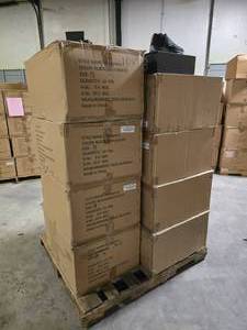 lot 31 image: Pallet of NEW K8IROS (Spencer Dinwiddle) Perception BlackGreyWhite Mens Shoes.  10 Pairs of Shoes Per Box.  QUANTITY 12 BOXES PER PALLET  BID IS TIMES THE QUANTITY SO YOU ARE BIDDING PER BOX