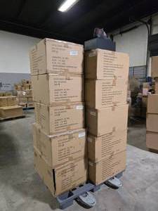 lot 37 image: Pallet of NEW K8IROS (Spencer Dinwiddle) Perception BK Bridge Mens Shoes.  10 Pairs of Shoes Per Box.  QUANTITY 15 BOXES PER PALLET  BID IS TIMES THE QUANTITY SO YOU ARE BIDDING PER BOX