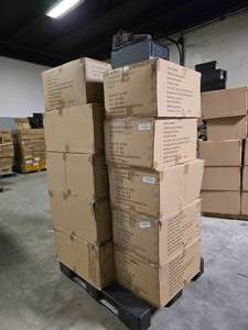 lot 36 image: Pallet of NEW K8IROS (Spencer Dinwiddle) Perception BK Bridge Mens Shoes.  10 Pairs of Shoes Per Box.  QUANTITY 15 BOXES PER PALLET  BID IS TIMES THE QUANTITY SO YOU ARE BIDDING PER BOX