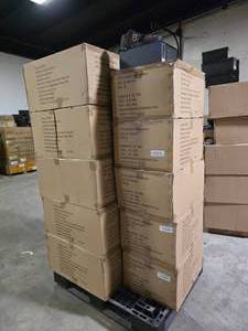 lot 35 image: Pallet of NEW K8IROS (Spencer Dinwiddle) Perception BK Bridge Mens Shoes.  10 Pairs of Shoes Per Box.  QUANTITY 15 BOXES PER PALLET  BID IS TIMES THE QUANTITY SO YOU ARE BIDDING PER BOX