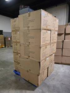 lot 34 image: Pallet of NEW K8IROS (Spencer Dinwiddle) Perception BK Bridge Mens Shoes.  10 Pairs of Shoes Per Box.  QUANTITY 15 BOXES PER PALLET  BID IS TIMES THE QUANTITY SO YOU ARE BIDDING PER BOX