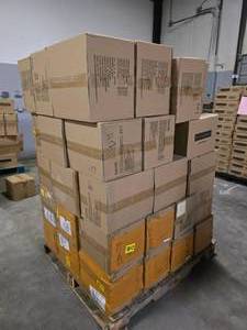 lot 42 image: MASSIVE Pallet of Infinite Black Elder Dice Sets for Dungeons & Dragons.  QUANTITY 41 CASES TOTAL  BID IS TIMES THE QUANTITY SO YOU ARE BIDDING PER CASE