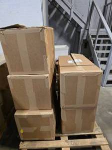 lot 61 image: 5 Boxes of Misc Packaged Shirts & Costumes.  Misc Brands & Sizes