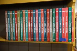 lot 13 image: Southern Living Annual Recipe books1979-2000  2002, 2005 with master index