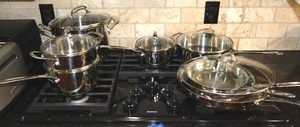lot 207 image: Cuisinart cooking pan set