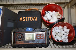lot 167 image: AstroAi jump starter and Black & Decker battery charger