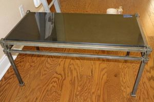 lot 227 image: Granite top coffee table - 41x21.5x20h