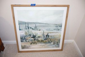 lot 131 image: Framed wall art - 27x27
