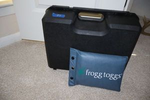 lot 47 image: Foam Padded gun case and frogg toggs