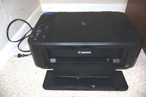 lot 115 image: Canon Prixma copier with power cord