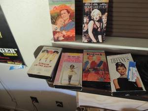 lot 67 image: vintage vhs tapes